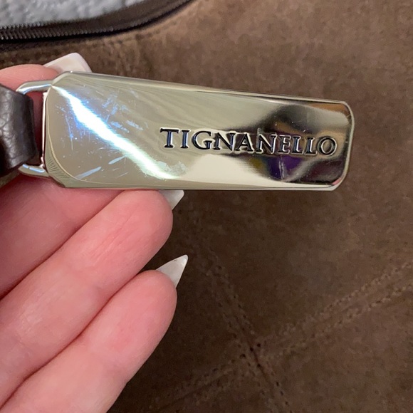 🍂Tignanello 2-toned Suede Hobo 🍂 - Picture 7 of 10